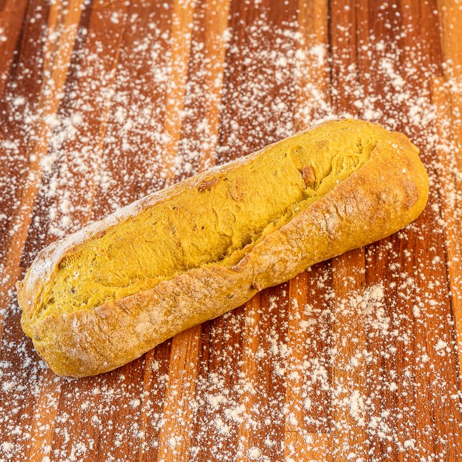 Pão Grâu: Cúrcuma Ativa & Avelãs Inteiras (18h)