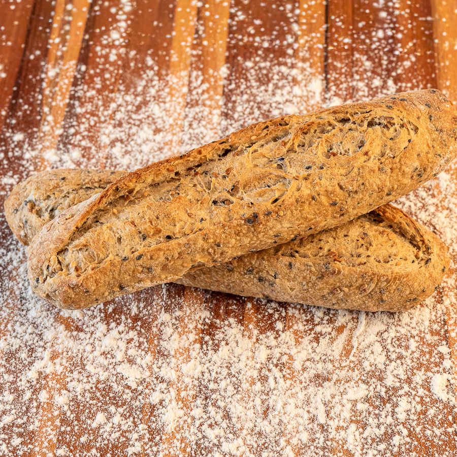 Baguete Grâu: Multigrãos Ativos & Maturação 18h