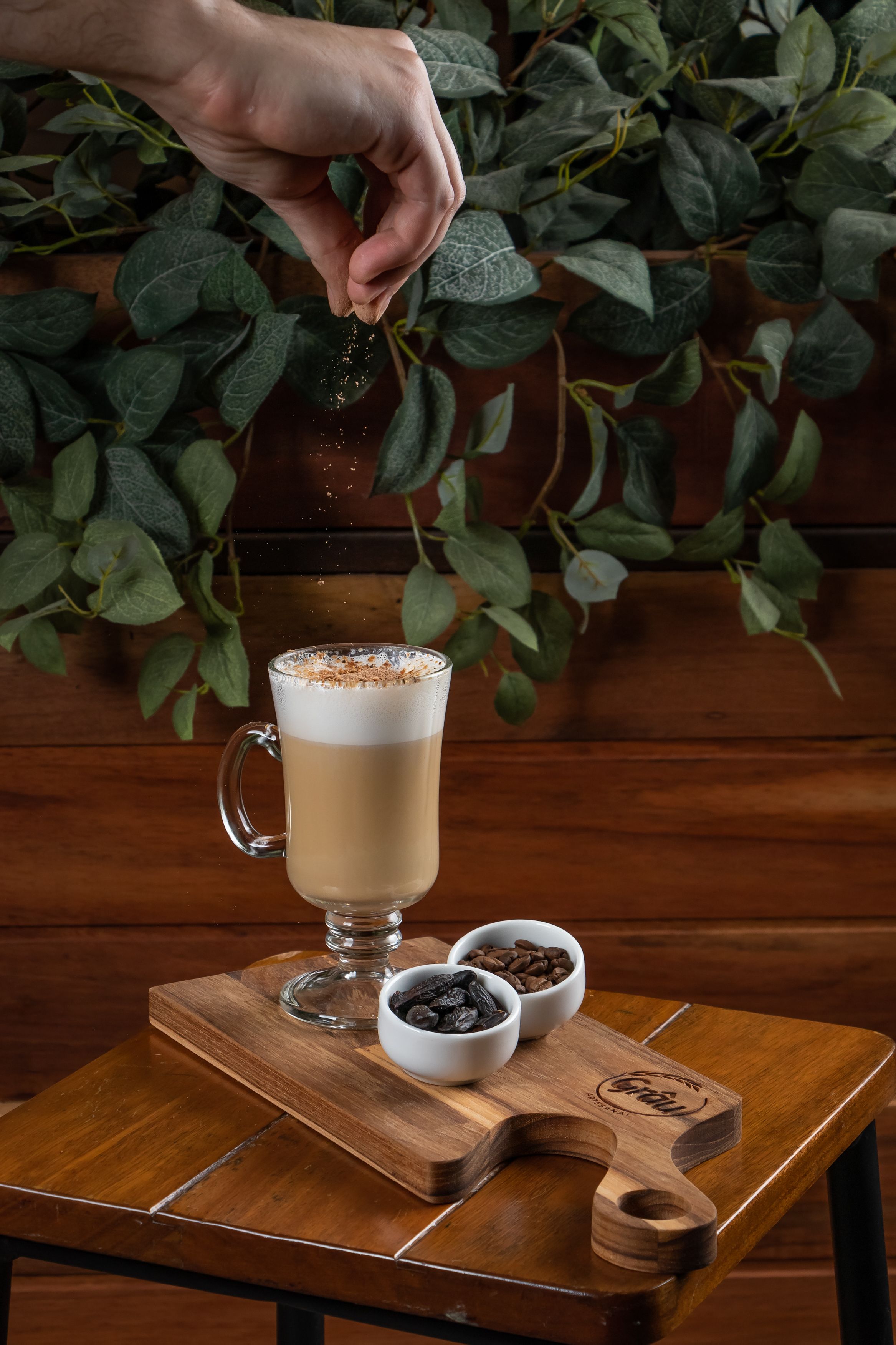 Cappuccino Artesanal Grâu: Chocolate 50% & Especiarias